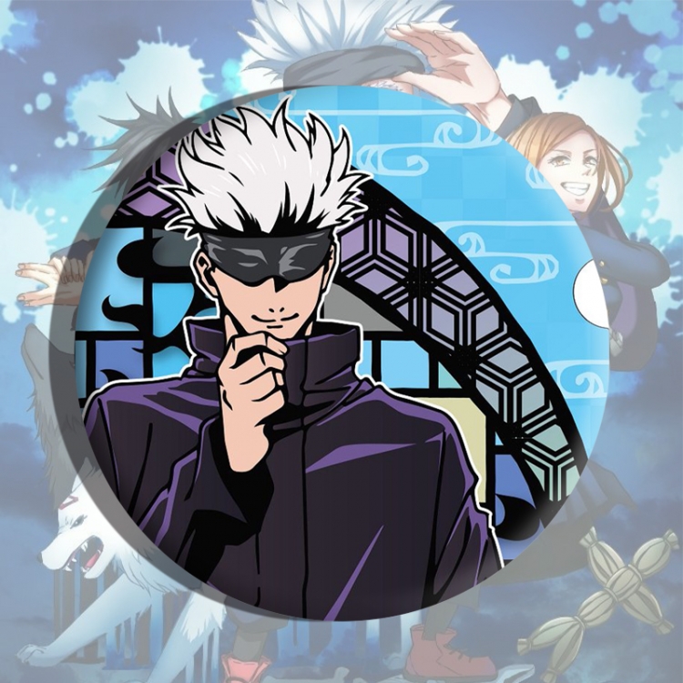 Jujutsu Kaisen Anime tinplate brooch badge price for 5 pcs