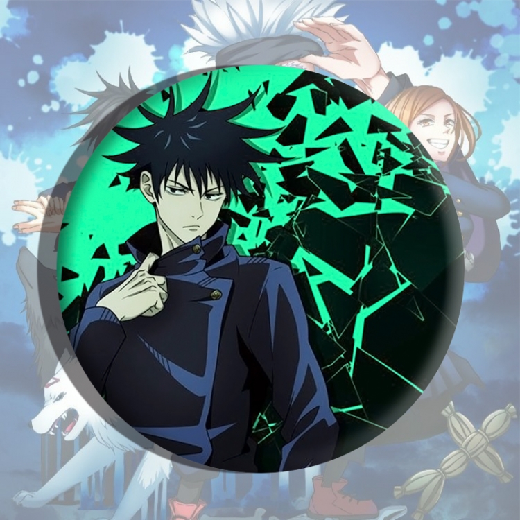 Jujutsu Kaisen Anime tinplate brooch badge price for 5 pcs