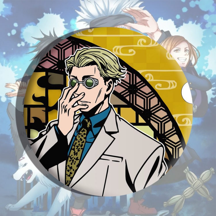 Jujutsu Kaisen Anime tinplate brooch badge price for 5 pcs