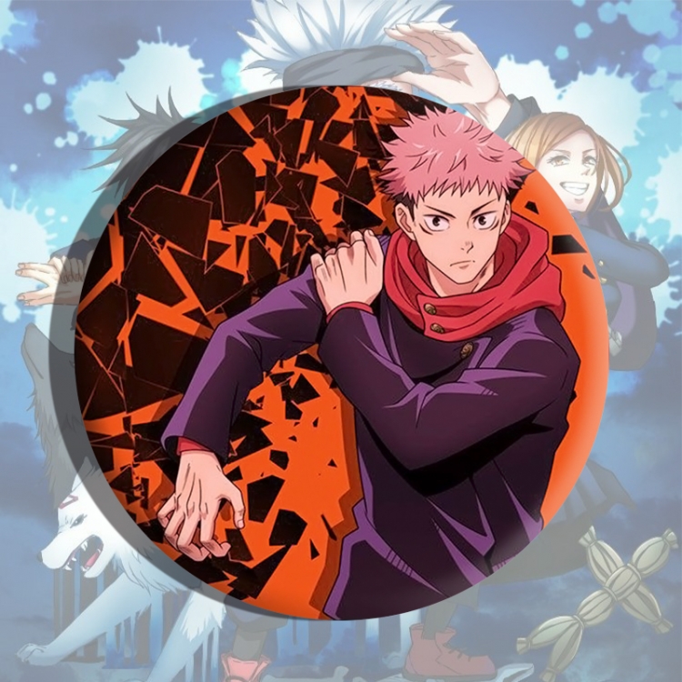 Jujutsu Kaisen Anime tinplate brooch badge price for 5 pcs