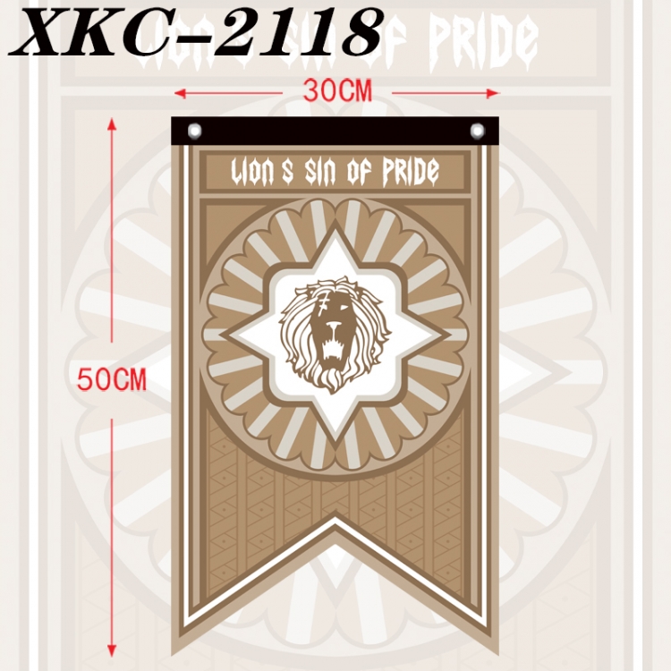 The Seven Deadly Sins  Anime Split Flag Prop 50x30cm  XKC-2118