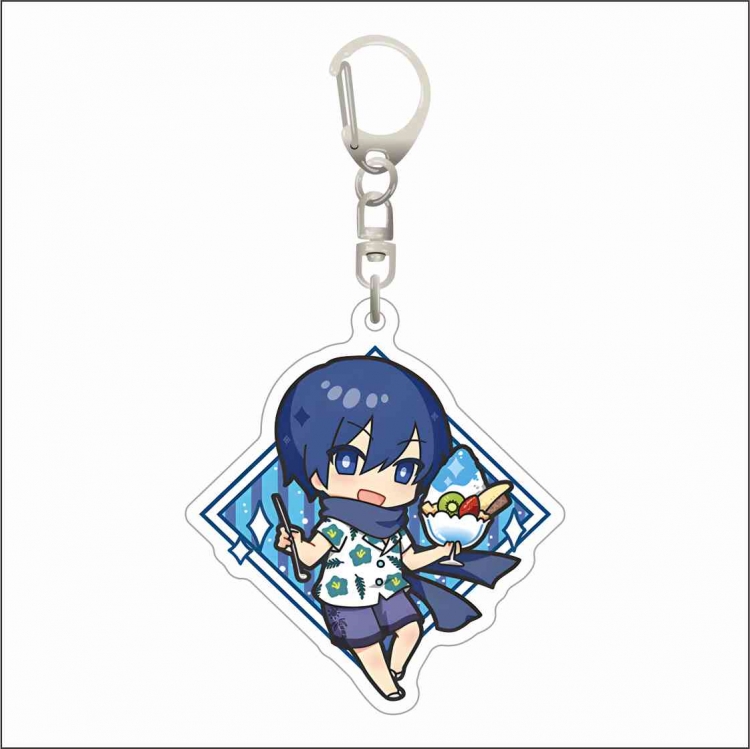 Hatsune Miku Acrylic D button bag pendant key chain price for 5 pcs