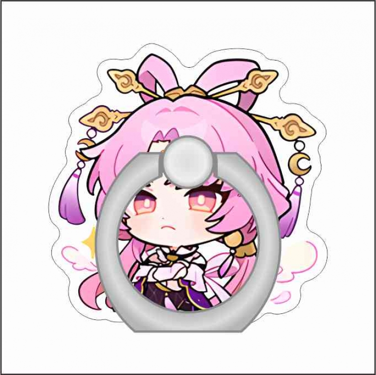 Honkai: Star Rail Anime Peripheral Acrylic Ring Buckle Phone Holder price for 5 pcs