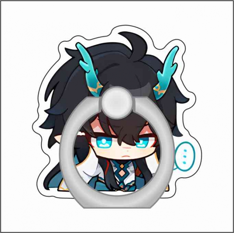 Honkai: Star Rail Anime Peripheral Acrylic Ring Buckle Phone Holder price for 5 pcs