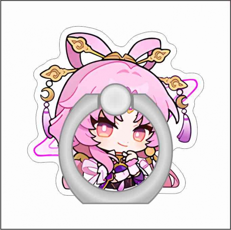 Honkai: Star Rail Anime Peripheral Acrylic Ring Buckle Phone Holder price for 5 pcs