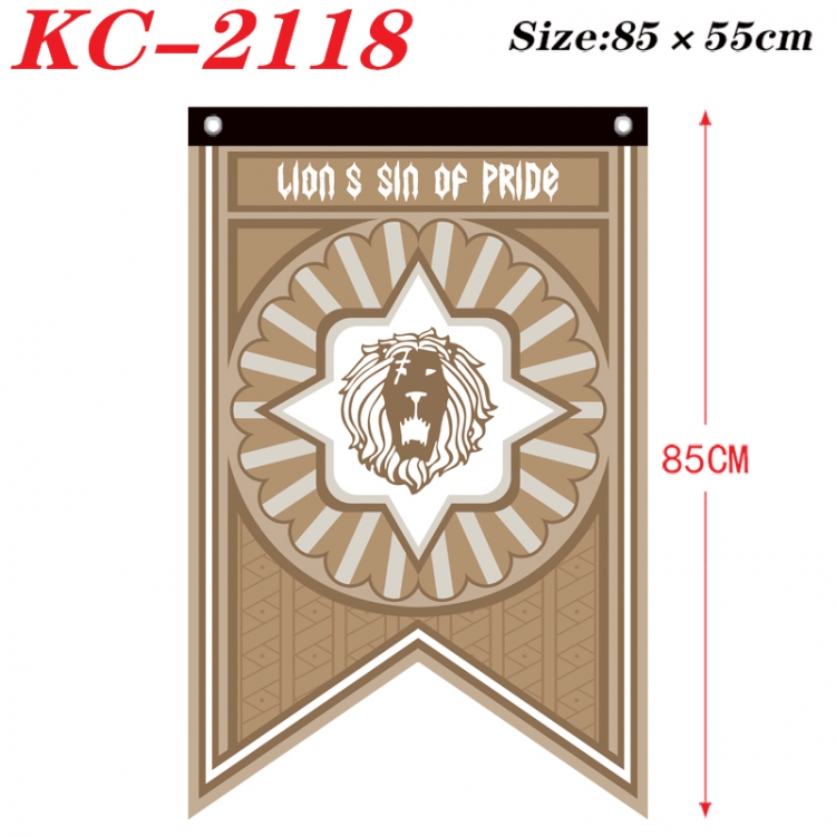 The Seven Deadly Sins Anime Split Flag bnner Prop 85x55cm KC-2118