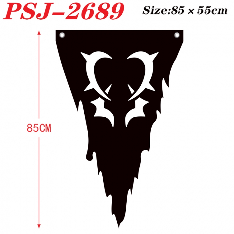 Fairy tail Anime Surrounding Triangle bnner Prop Flag 85x55cm PSJ-2689