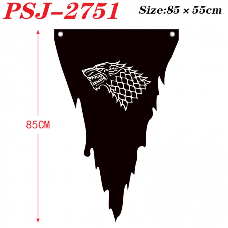 Game of Thrones Anime Surrounding Triangle bnner Prop Flag 85x55cm  PSJ-2751