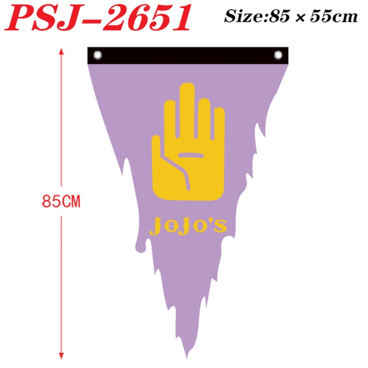 JoJos Bizarre Adventure Anime Surrounding Triangle bnner Prop Flag 85x55cm  PSJ-2651