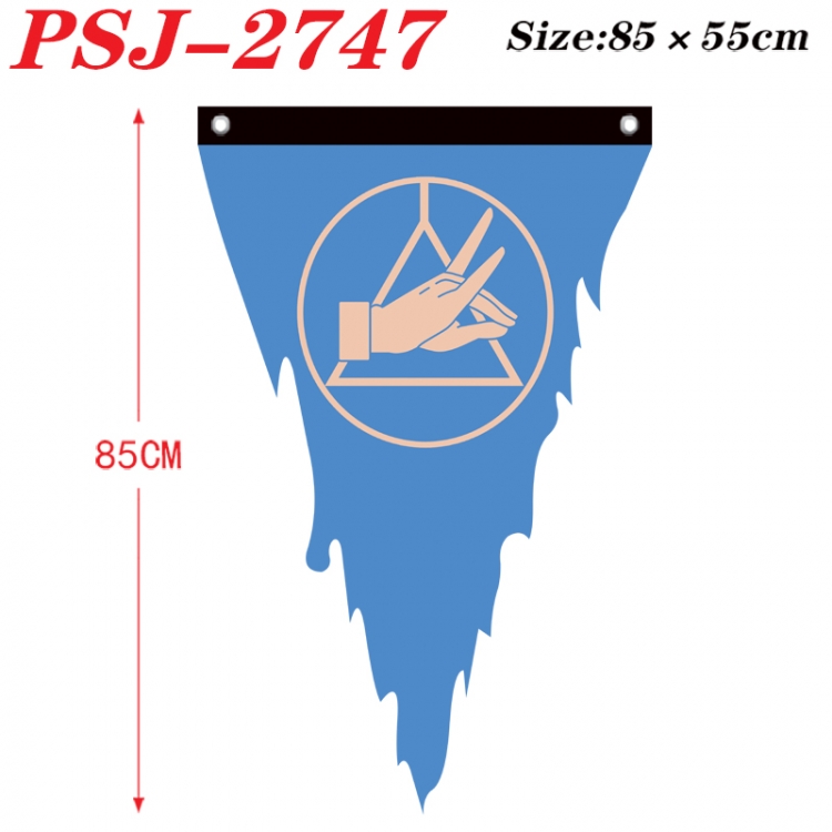Chainsaw man Anime Surrounding Triangle bnner Prop Flag 85x55cm  PSJ-2747