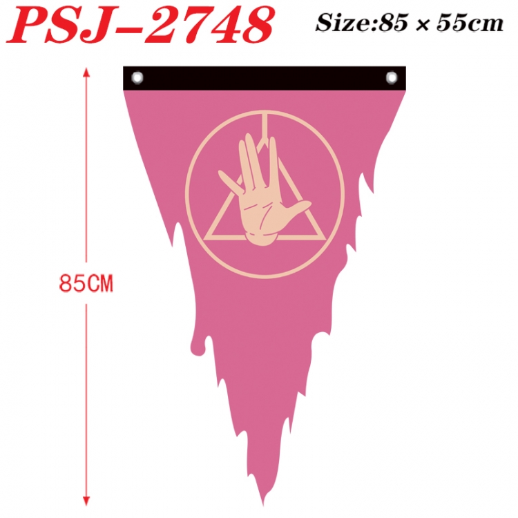 Chainsaw man Anime Surrounding Triangle bnner Prop Flag 85x55cm  PSJ-2748