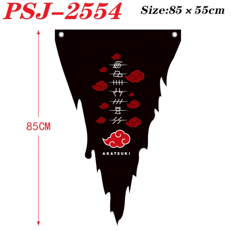 Naruto Anime Surrounding Triangle bnner Prop Flag 85x55cm PSJ-2554