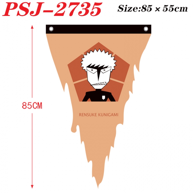 BLUE LOCK Anime Surrounding Triangle bnner Prop Flag 85x55cm  PSJ-2735