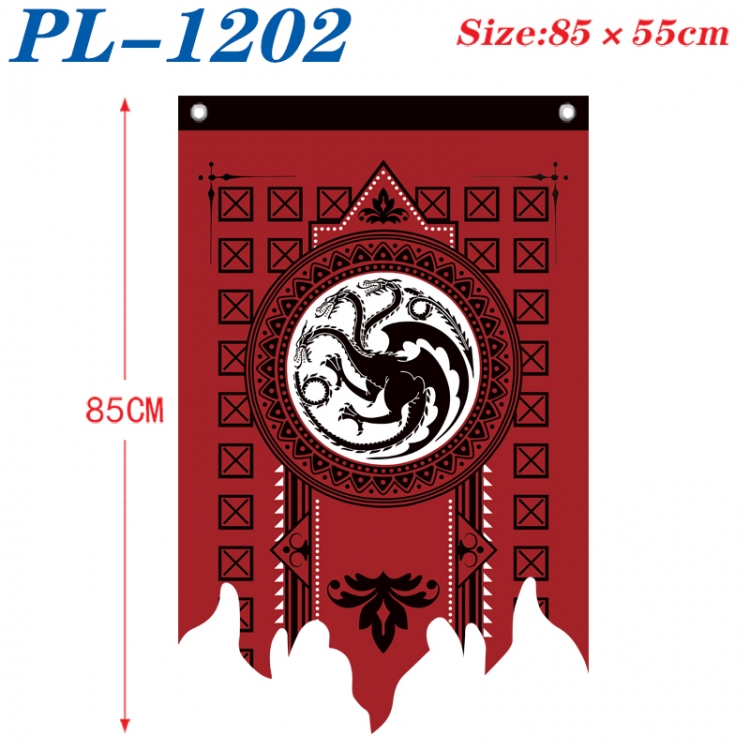 Game of Thrones Anime surrounding tattered bnner vintage flag 85x55cm PL-1202