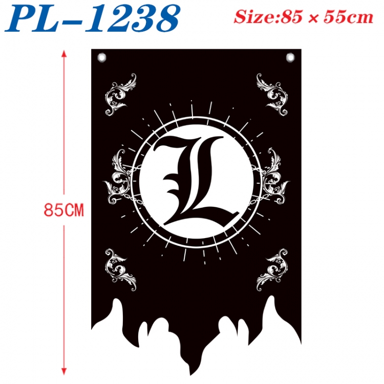 Death note Anime surrounding tattered bnner vintage flag 85x55cm PL-1238