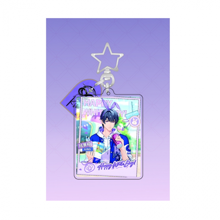 Tears of Themis Star Chain Sparkling Powder Dropping Glue 2 Pendant Keychain Pendant price for 5 pcs