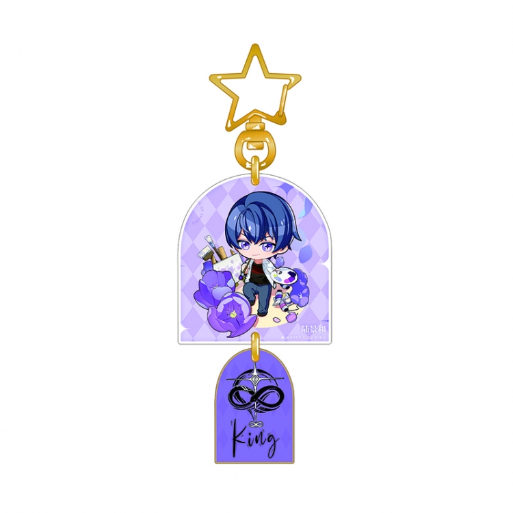 Tears of Themis Gold Star Chain Interlayer Keychain Hanger Paper price for 5 pcs Card Independent Packaging