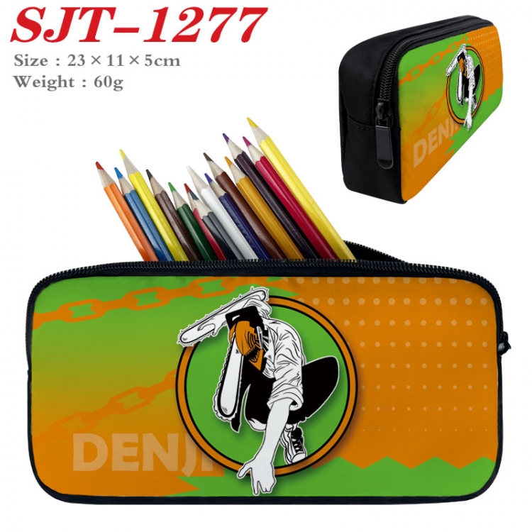 Chainsaw man Anime nylon student pencil case 23x11x5cm SJT-1277