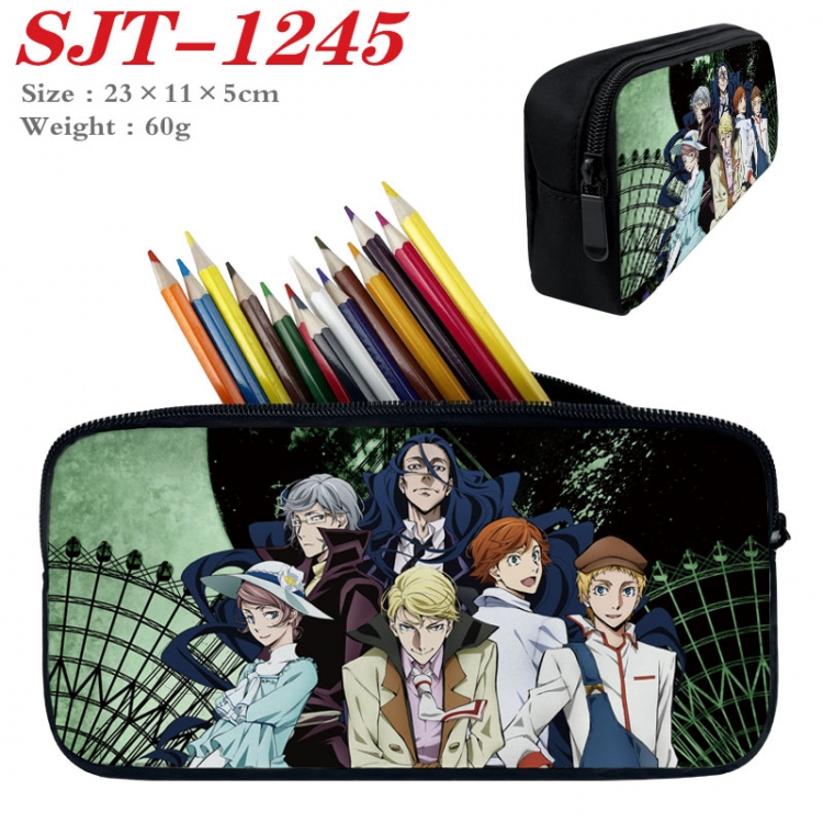 Bungo Stray Dogs  Anime nylon student pencil case 23x11x5cm SJT-1245