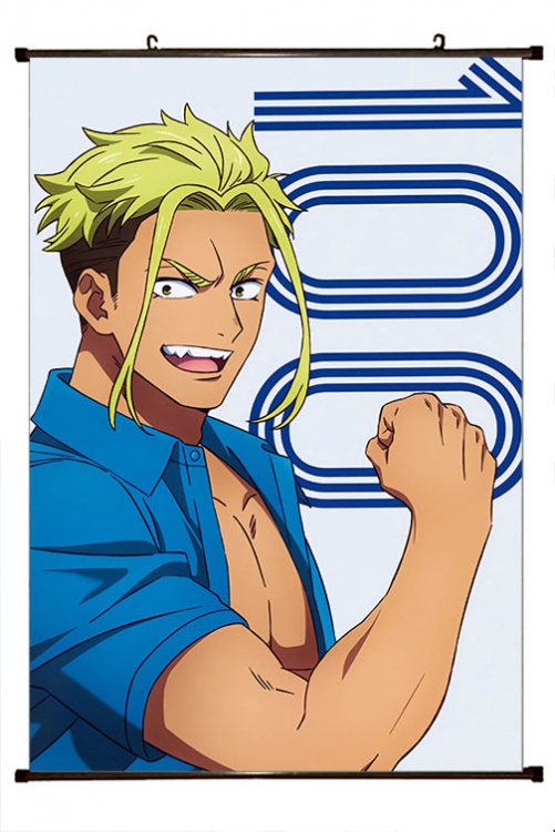 Zom 100 Anime black Plastic rod Cloth painting Wall Scroll 60X90CM  J4-62