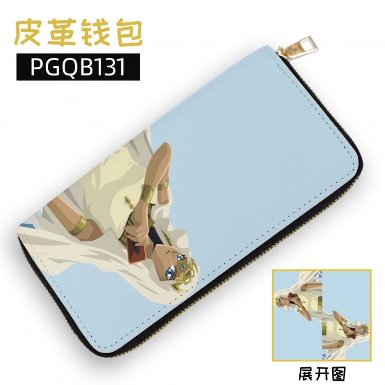 Yugioh Anime leather zipper wallet supports customization to images