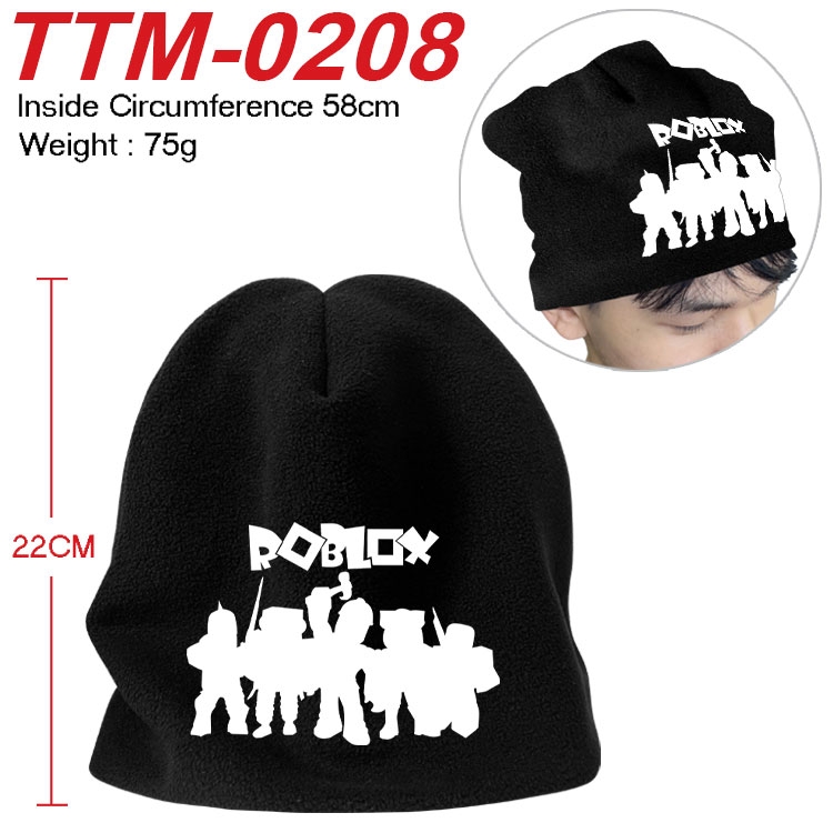 Roblox Printed plush cotton hat with a hat circumference of 58cm (adult size)  TTM-0208