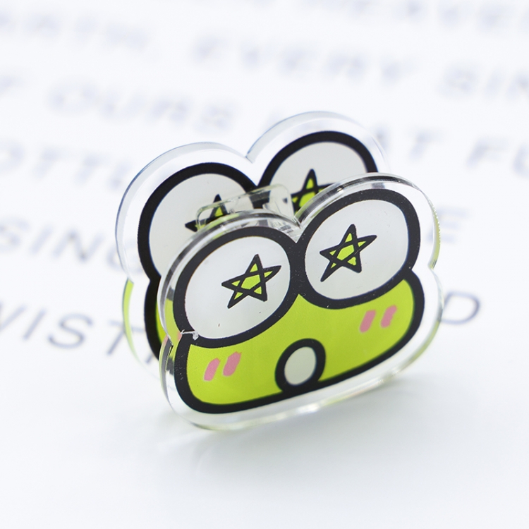 Big eyed frog Cartoon acrylic book clip creative multifunctional clip  price for 10 pcs F006