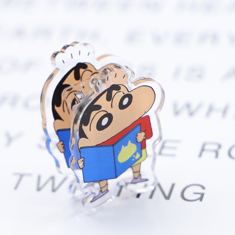 CrayonShin Cartoon acrylic book clip creative multifunctional clip  price for 10 pcs F018