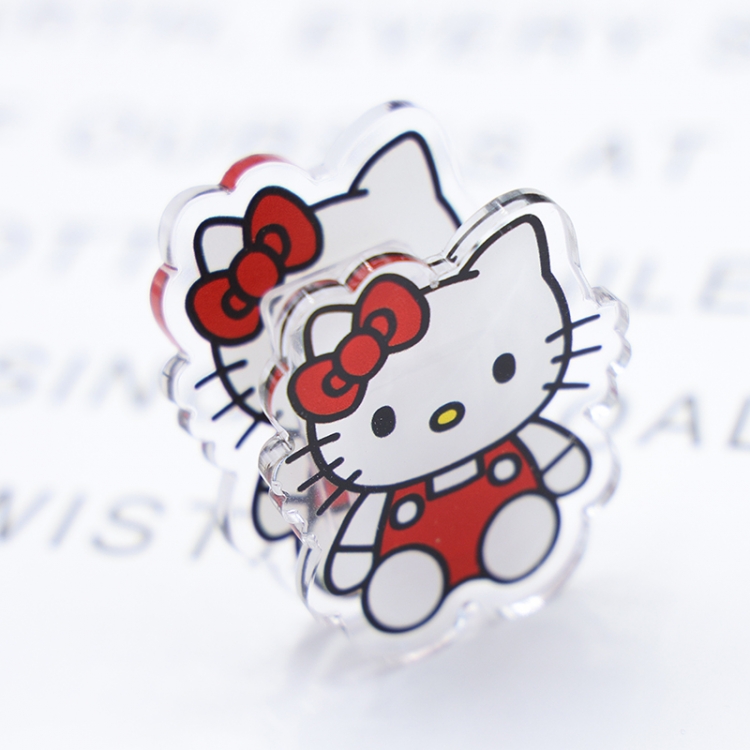 Hello Kitty Cartoon acrylic book clip creative multifunctional clip  price for 10 pcs F026