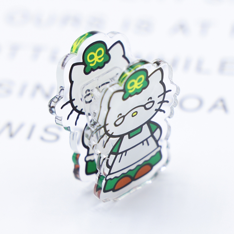 Hello Kitty Cartoon acrylic book clip creative multifunctional clip  price for 10 pcs F031