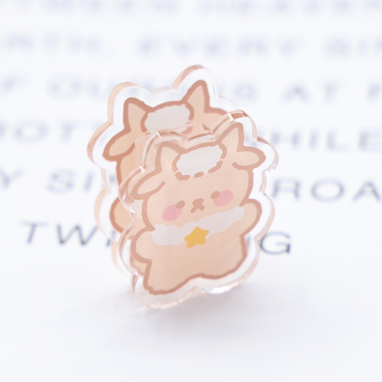 Animal Cartoon acrylic book clip creative multifunctional clip  price for 10 pcs F045