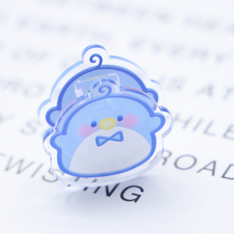 Animal Cartoon acrylic book clip creative multifunctional clip  price for 10 pcs F034