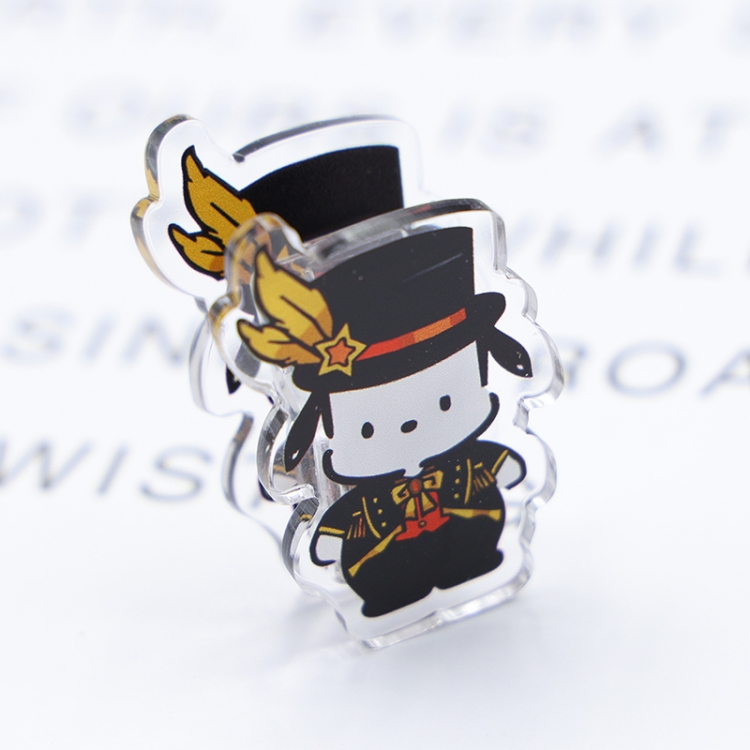 Pochacco Cartoon acrylic book clip creative multifunctional clip  price for 10 pcs F057