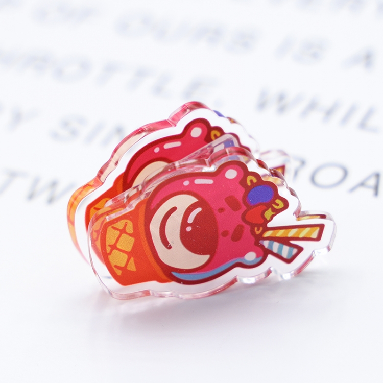 Lotso Cartoon acrylic book clip creative multifunctional clip  price for 10 pcs F079