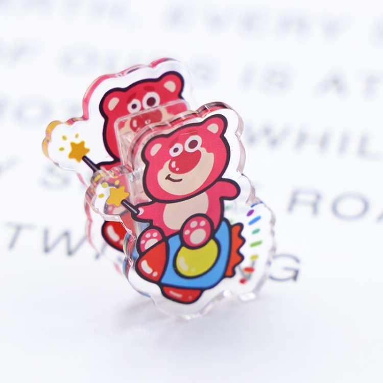 Lotso Cartoon acrylic book clip creative multifunctional clip  price for 10 pcs F074