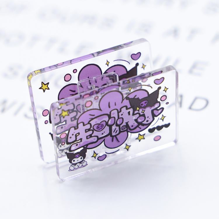 happy birthday Cartoon acrylic book clip creative multifunctional clip  price for 10 pcs F089