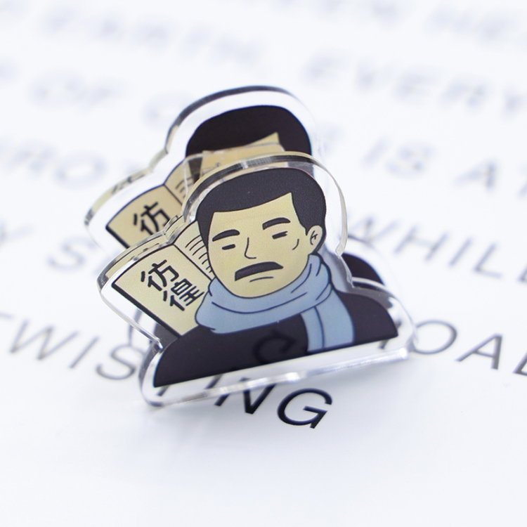 discipline Cartoon acrylic book clip creative multifunctional clip  price for 10 pcs F092