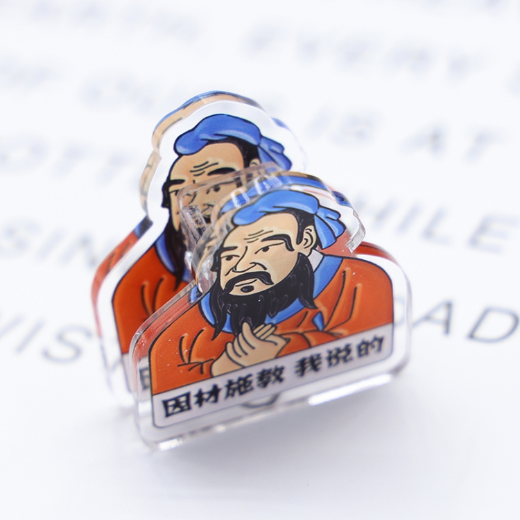 discipline Cartoon acrylic book clip creative multifunctional clip  price for 10 pcs F095