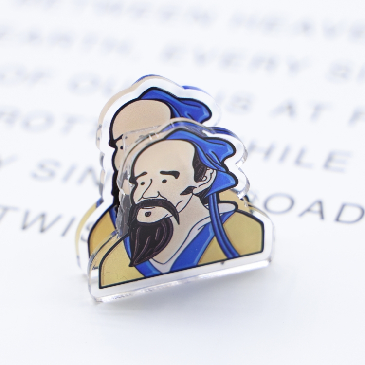 discipline Cartoon acrylic book clip creative multifunctional clip  price for 10 pcs F104