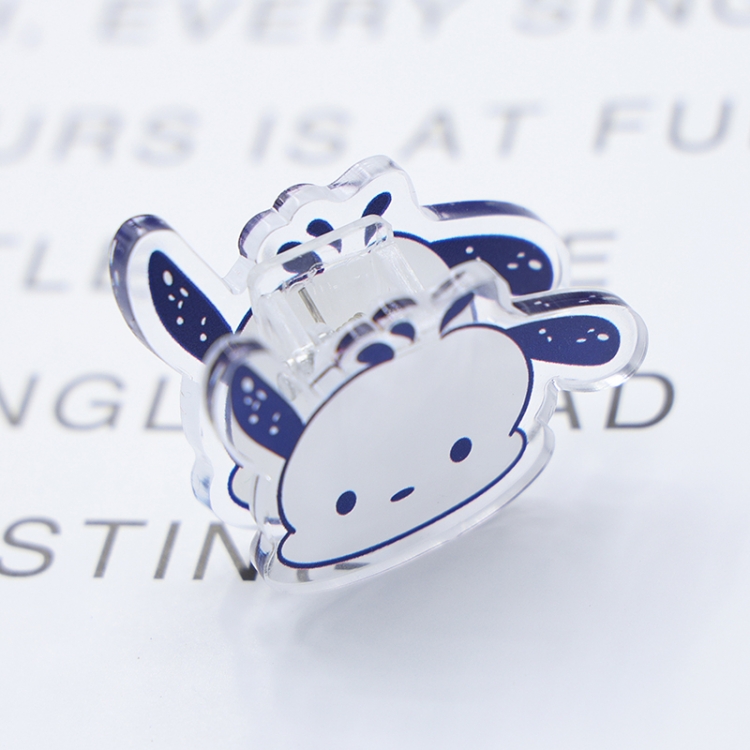 Pochacco Cartoon acrylic book clip creative multifunctional clip  price for 10 pcs F111