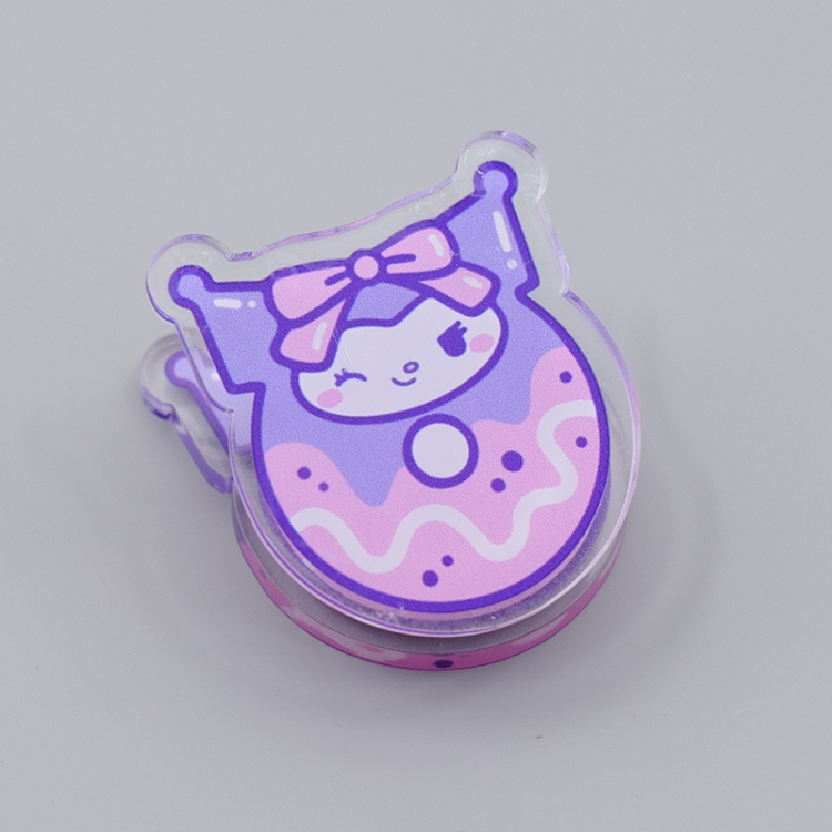 sanrio Cartoon acrylic book clip creative multifunctional clip  price for 10 pcs F117