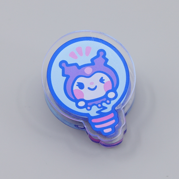 sanrio Cartoon acrylic book clip creative multifunctional clip  price for 10 pcs F129