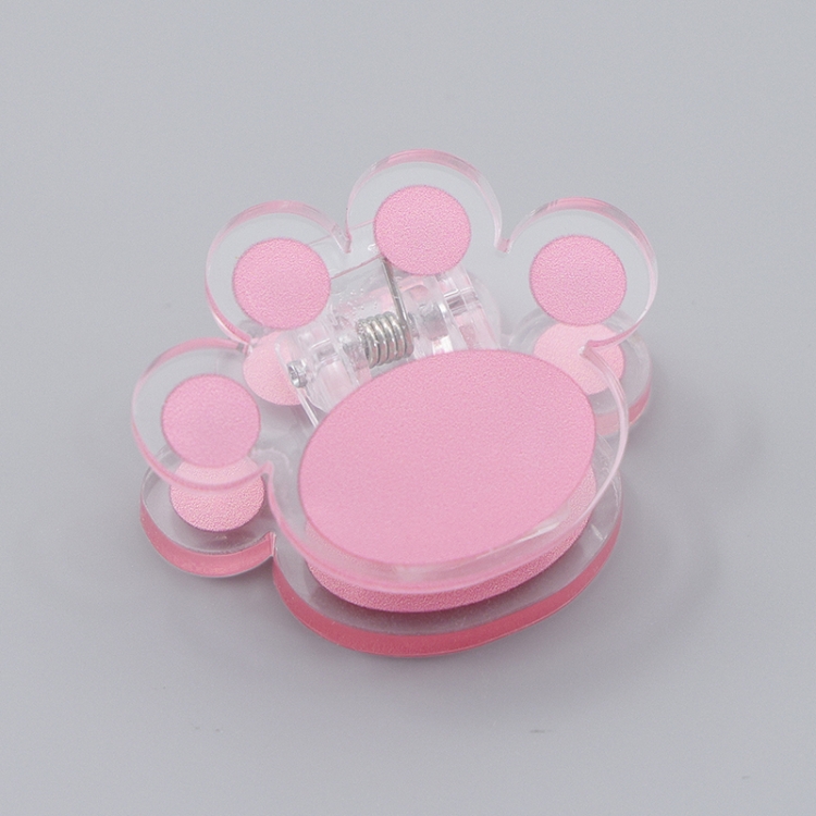Cats paw Cartoon acrylic book clip creative multifunctional clip  price for 10 pcs