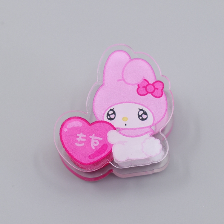sanrio Cartoon acrylic book clip creative multifunctional clip  price for 10 pcs F150