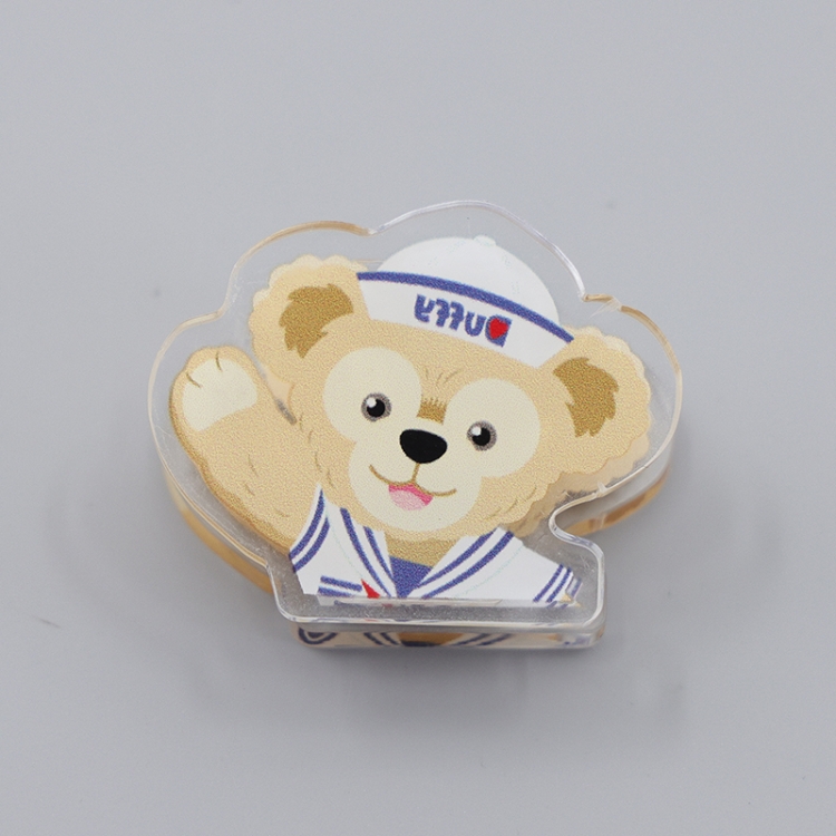 Duffy Cartoon acrylic book clip creative multifunctional clip  price for 10 pcs F161