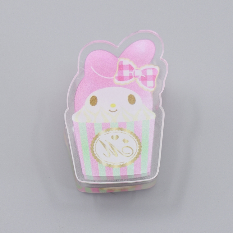 sanrio Cartoon acrylic book clip creative multifunctional clip  price for 10 pcs F175