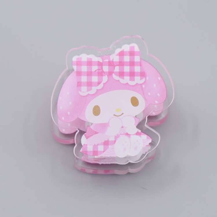 sanrio Cartoon acrylic book clip creative multifunctional clip  price for 10 pcs F171