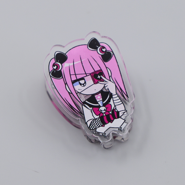 Mine girl Cartoon acrylic book clip creative multifunctional clip  price for 10 pcs F188