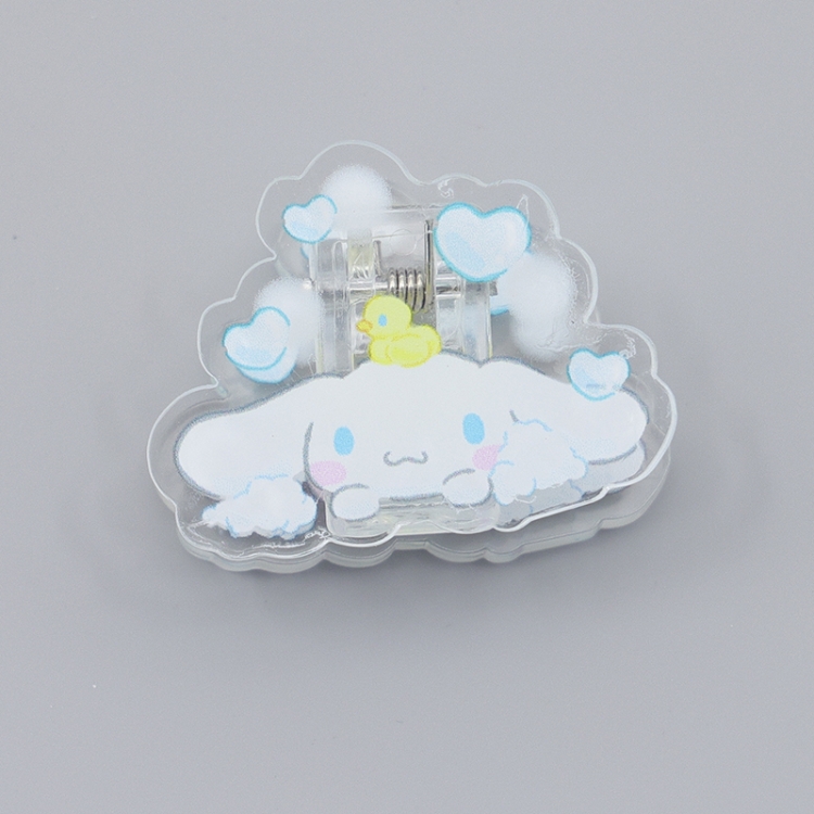 Cinnamoroll Cartoon acrylic book clip creative multifunctional clip  price for 10 pcs F220