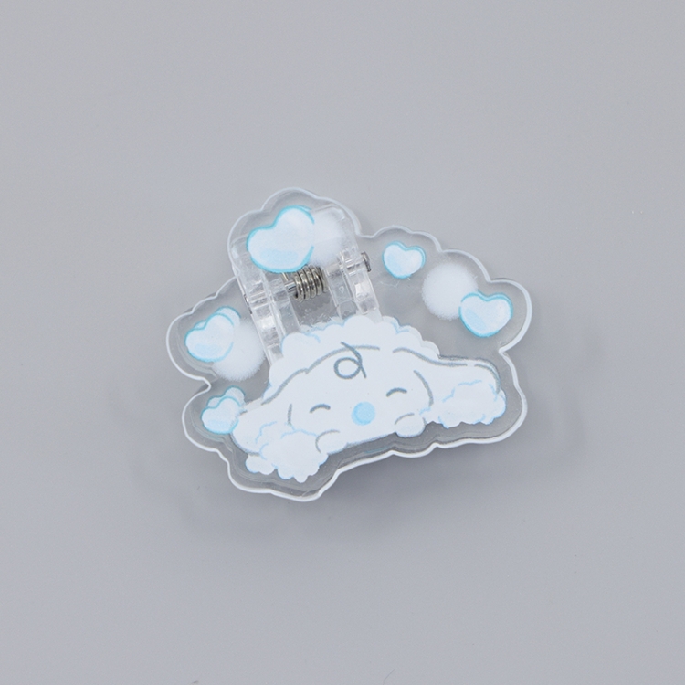 Cinnamoroll Cartoon acrylic book clip creative multifunctional clip  price for 10 pcs F221